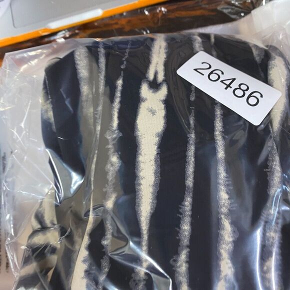 5/$45 Painted Threads Skirt Women M Medium Black Striped Maxi Long Mid Rise - Picture 9 of 9